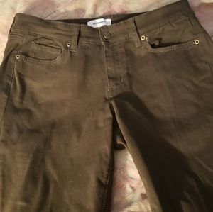 NEW SONOMA DRK. ARMY GREEN PANTS sz. 10